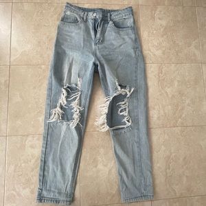 SALE SALE Distressed Boyfriend Jeans SALE SALE
